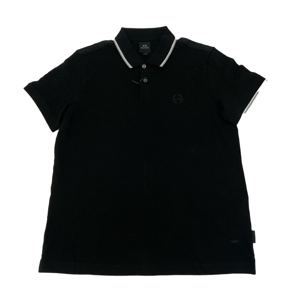 A/X Armani Exchange | Men's Black Polo Shirt | Logo | Various Sizes **NEW